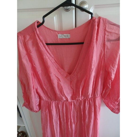 ANTHROPOLOGIE LARA GUIDOTTI Womens Paisley Silk/Viscose Sleeveless Maxi Dress M - Picture 2 of 4